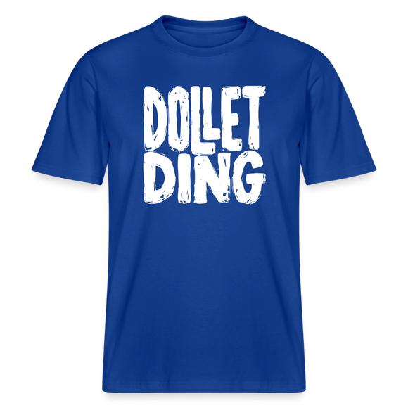 DOLLET DING- RELAXED FIT Unisex Organic T-Shirt - Dunkelblau