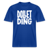 DOLLET DING- RELAXED FIT Unisex Organic T-Shirt - Dunkelblau