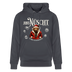 JIBT NÜSCHT-Unisex Bio-Hoodie-mit Berliner Bär - Indigoblau