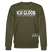 ICK GLOOB MEEN SCHWEIN PFEIFT!-Unisex Bio-Sweatshirt II - Khaki