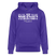Berliner Spruch-NICH ANJESCHISSN-Unisex Bio-Hoodie mit Berliner Schnauze - Purple Love 