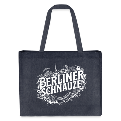 BERLINER SCHNAUZE-Einkaufstasche - midnight Blue