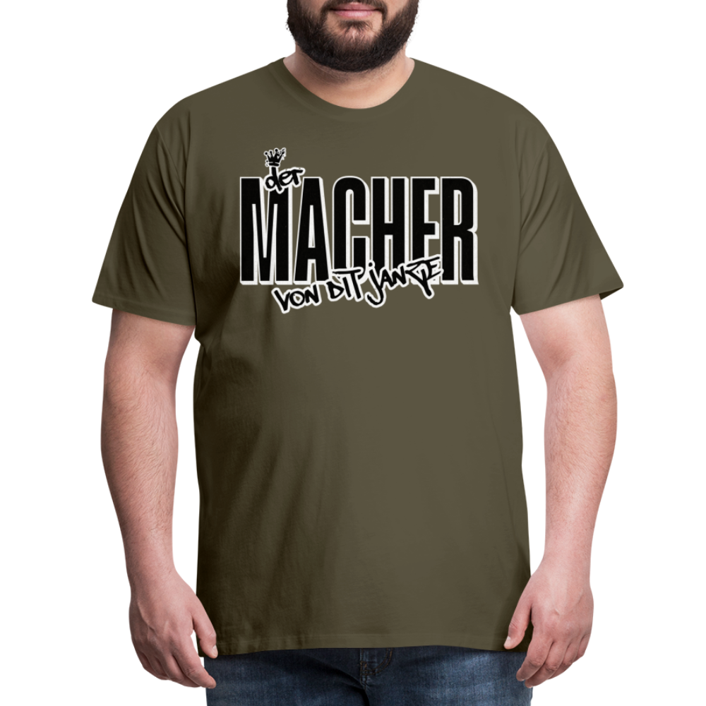 DER MACHER VON DIT JANZE - Männer Premium T-Shirt - Khaki