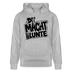 DIT MACHT URST LUNTE-Unisex Bio-Hoodie mit Berliner Schnauze - Grau meliert