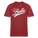 ICK FREU MA WIE BOLLE-Relaxed Fit Unisex Bio-T-Shirt - Erdrot