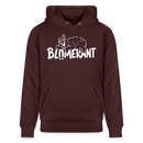Berliner Spruch-BLÜMERANT-Unisex Bio-Hoodie - Maroon