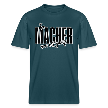 DER MACHER VON DIT JANZE - Relaxed Fit Unisex Bio-T-Shirt - Dunkles Petrol
