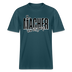 DER MACHER VON DIT JANZE - Relaxed Fit Unisex Bio-T-Shirt - Dunkles Petrol