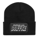Berliner Spruch-EINFACH AUS DAFFKE-Beanie - Schwarz