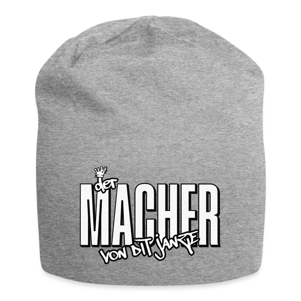 DER MACHER VON DIT JANZE - Jersey-Beanie - Grau meliert