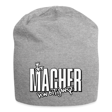 DER MACHER VON DIT JANZE - Jersey-Beanie - Grau meliert