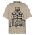 NÜSCHT MUSS ICK-Unisex Oversize Bio-T-Shirt - Steingrau