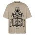 NÜSCHT MUSS ICK-Unisex Oversize Bio-T-Shirt - Steingrau