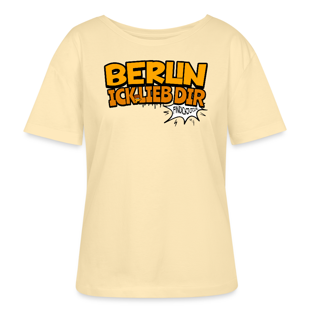 BERLIN ICK LIEB DIR-Rundhals Frauen Bio-T-Shirt - Creme