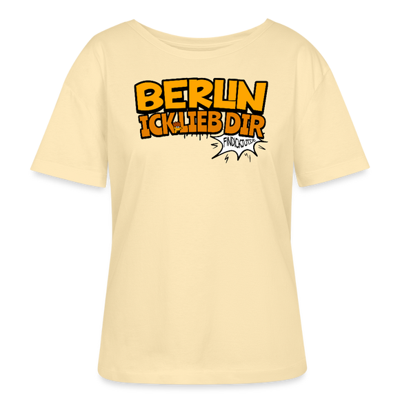 BERLIN ICK LIEB DIR-Rundhals Frauen Bio-T-Shirt - Creme