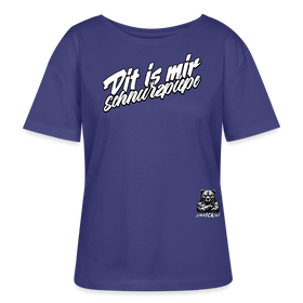 DIT IS MIR SCHNURZPIEPE-Rundhals Frauen Bio-T-Shirt - Dämmerung