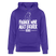 Berliner Spruch-FRÜHER WAR ALLET LEICHTERUnisex Bio-Hoodie - Purple Love 