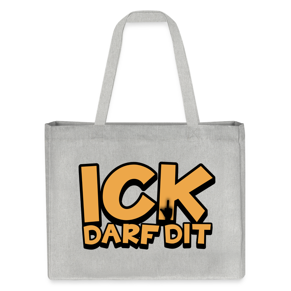 ICK DARF DIT -  Shopping Bag - Grau meliert