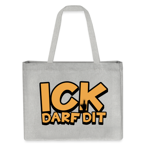 ICK DARF DIT -  Shopping Bag - Grau meliert
