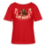 JIBT NÜSCHT-Anti-Geschenke-Rundhals Frauen Bio-T-Shirt - Rot