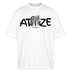 Atze-Oversized Unisex Bio T-Shirt - Weiß