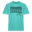 JEH MIR NICH UFFN SENKEL-Relaxed Fit Unisex Bio-T-Shirt - Poolblau