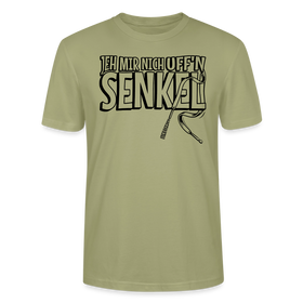 JEH MIR NICH UFFN SENKEL-Unisex T-Shirt BIO - Nebelgrün