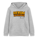 BERLIN ICK LIEB DIR - Kinder Bio-Hoodie - Grau meliert