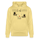BERLINER KNORKE-Unisex Bio-Hoodie - Gelb Viva 