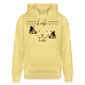 BERLINER KNORKE-Unisex Bio-Hoodie - Gelb Viva 