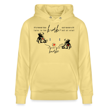 BERLINER KNORKE-Unisex Bio-Hoodie - Gelb Viva 