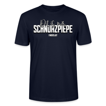 SCHNURZPIEPE-Unisex T-Shirt BIO II - Navy