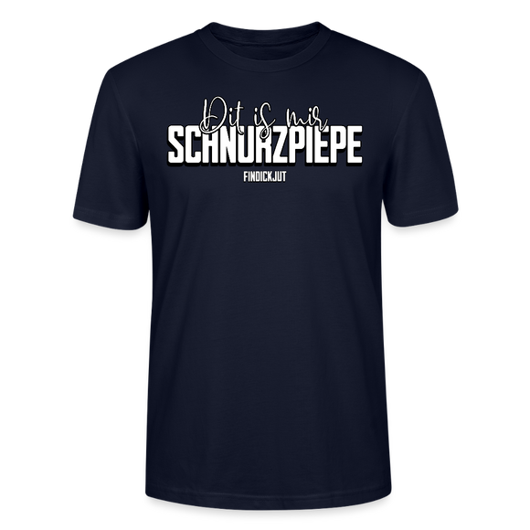 SCHNURZPIEPE-Unisex T-Shirt BIO II - Navy