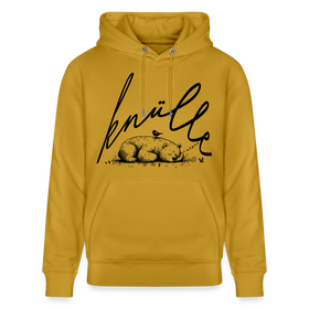 KNÜLLE - Unisex Bio-Hoodie - Ocker