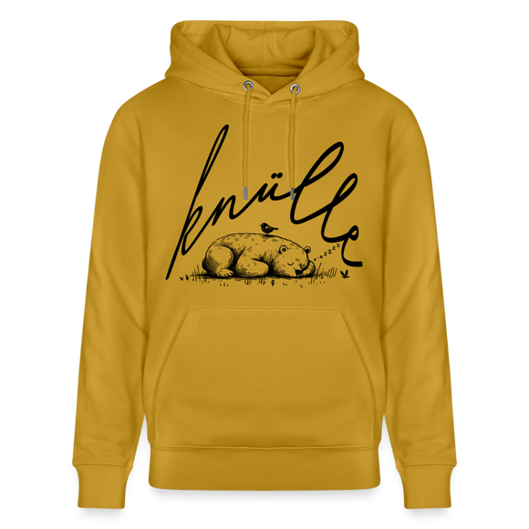 KNÜLLE - Unisex Bio-Hoodie - Ocker