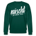 Berliner Spruch-NÜSCHT FÜR SCHWACHE NERVEN-Unisex Bio-Sweatshirt - Forest