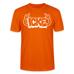 ICKE-Unisex T-Shirt mit Berliner Schnauze - Tieforange