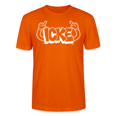ICKE-Unisex T-Shirt mit Berliner Schnauze - Tieforange