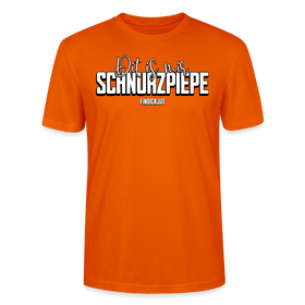SCHNURZPIEPE-Unisex T-Shirt BIO II - Tieforange