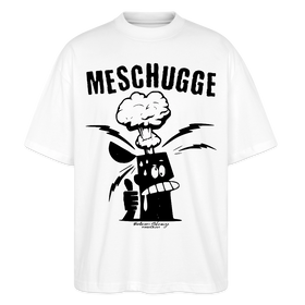 Berlin Shirt-MESCHUGGE - Unisex Oversize Bio-T-Shirt - Weiß