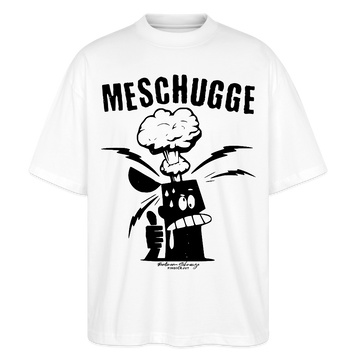 Berlin Shirt-MESCHUGGE - Unisex Oversize Bio-T-Shirt - Weiß