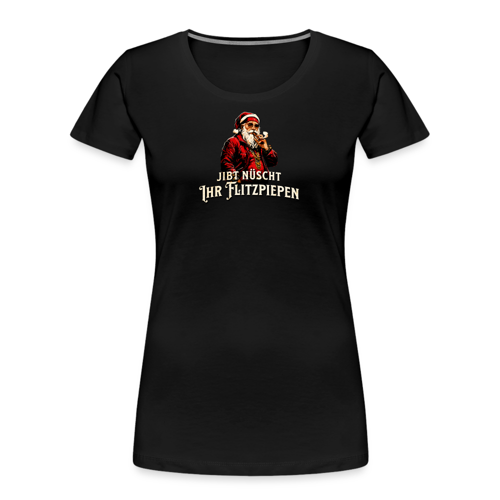 Berliner Gangster-JIBT NÜSCHT IHR FLITZPIEPEN-Frauen Premium Bio T-Shirt - Schwarz