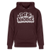 DIT IS KNORKE-Unisex Bio-Hoodie mit Berliner Spruch - Maroon