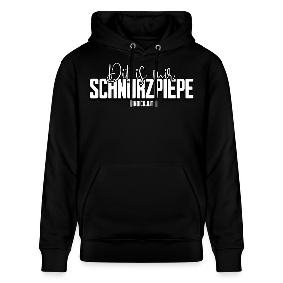 SCHNURZPIEPE-Unisex Bio-Hoodie - Schwarz