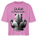Ick hab die Faxen dicke!-Frauen Boxy Bio-T-Shirt - Pink