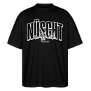 NÜSCHT MUSS ICK 2025-Oversized Unisex Bio T-Shirt - Schwarz