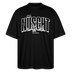 NÜSCHT MUSS ICK 2025-Oversized Unisex Bio T-Shirt - Schwarz