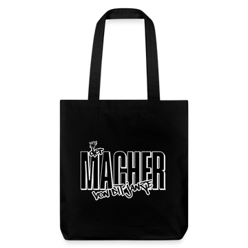 DER MACHER VON DIT JANZE - recycelter Heavyweight Stoffbeutel - Schwarz