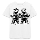 LATSCH & BOMMEL-Bio Teenager T-Shirt - Weiß