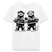 LATSCH & BOMMEL-Bio Teenager T-Shirt - Weiß